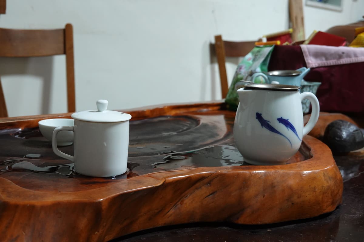 摩天農場一樓泡茶區